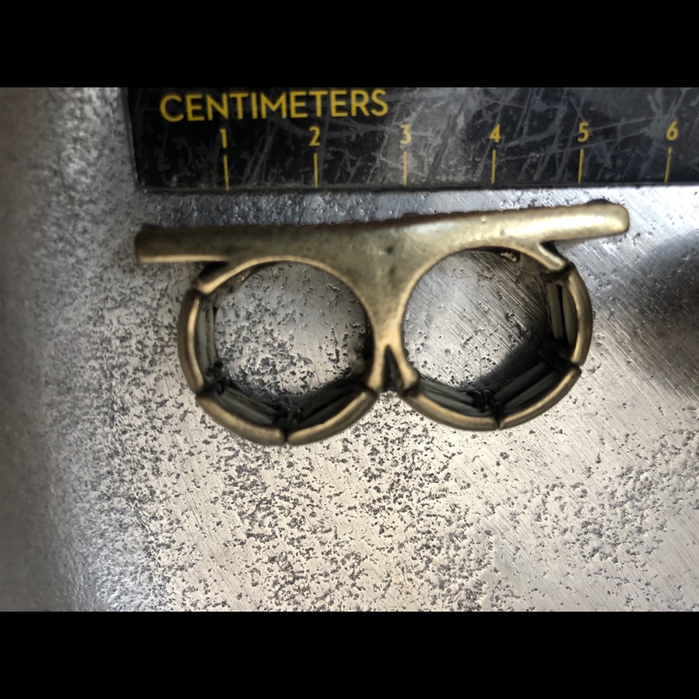 Adjustable stretchy double ring - Picture 2 of 4